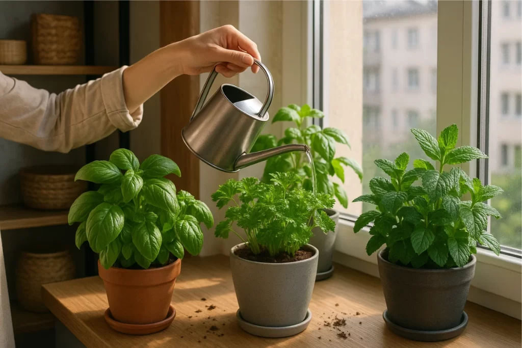 Segredos do Lar - Imagem Criada por IA | Sora - Plantar temperos em apartamento